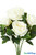 7 Head Ivory Bouquet, Silk Rose Spray Adds Height and Life to Centerpieces and Backdrop Decor | ShopWildThings.com