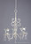 Chandelier "Lulu" French Chic - 23 3/4" x 9 1/4" - 3 Candle Cups | ShopWildThings