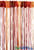 Sparkle Gold-Copper-Brown Mix String Curtain Fringe Panel for Doors and Windows, Rod Pocket Backdrop by ShopWildThings.com