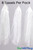 White Tassel Garlands Pack of 8, Each 12" Long, ShopWildThings.com