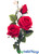 Silk Roses Spray - 3 Heads - 31" - Red