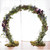 Round Floral Wedding Arch Backdrop ShopWildThings.com