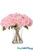 ShopWildThings Pink Silk Hydrangea Flowers Deluxe Style