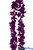 Draping Purple Flower Garland | Colorful Flexible Silk Tropical Plumeria Strand | Artificial Flowers For Wedding Arches, Floral Chandeliers, Table Runners | ShopWildThings.com