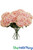 Pink Hydrangea Flower ShopWildThings Silk Flowers Pink and Cream