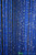 Royal Blue String Curtain with Metallic Thread 6.5' Long Fringe Panel for Doors and Windows by ShopWildThings.com