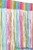 Neon Rainbow String Curtain Fringe Panel 6.5Ft Long with Metallic Strands for Doors and Windows by ShopWildThings.com