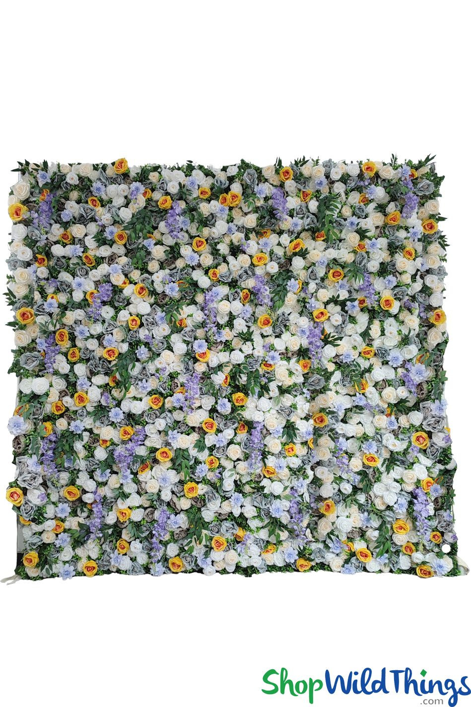 Multiple Color Garden Variety Super Premium Flower Backdrop Wall 8' x 8