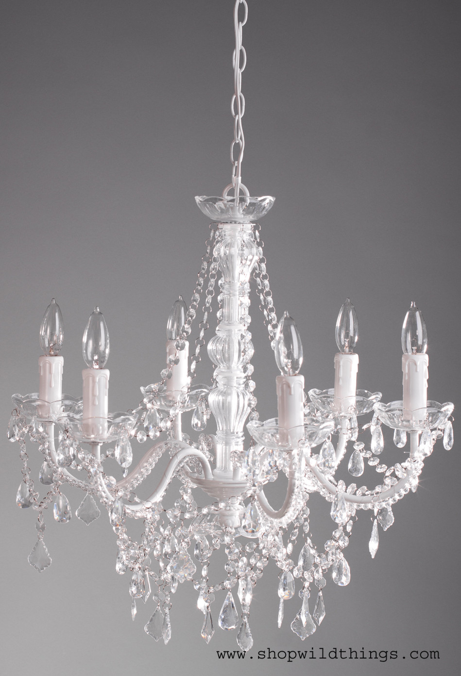 White Crystal Chandelier