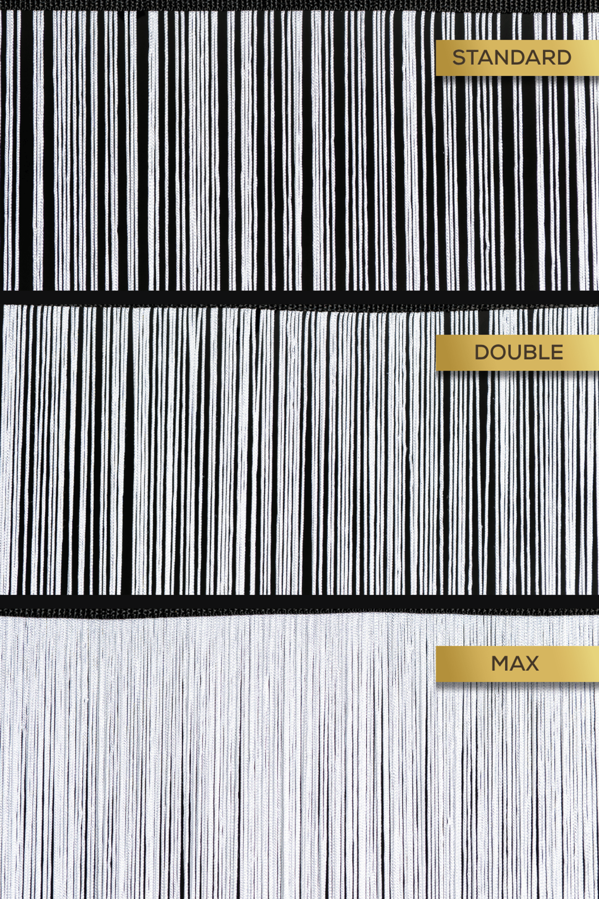 Density Comparison for String Curtains ShopWildThings 