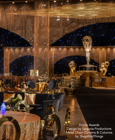 Metal Curtains Emmy Awards