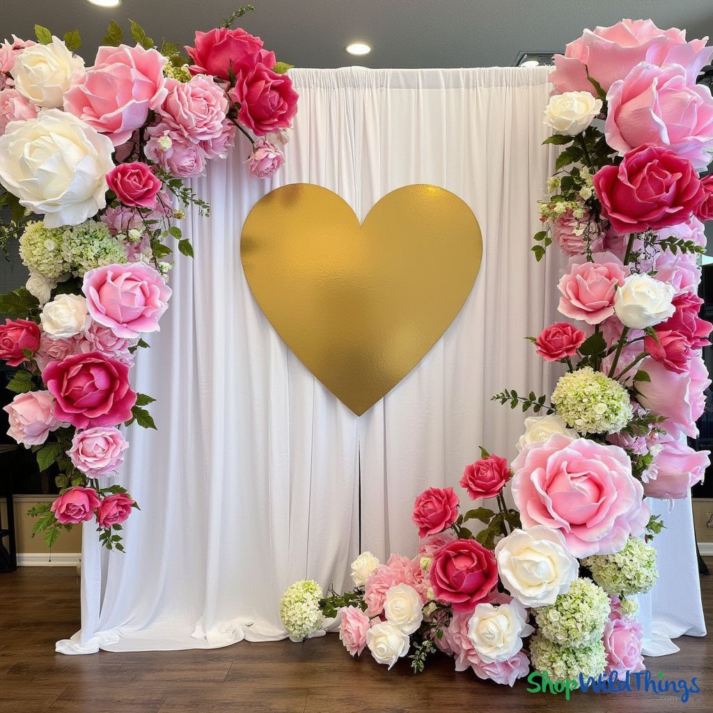 ShopWildThings Jumbo Roses take Valentine's Day decor to the next level.