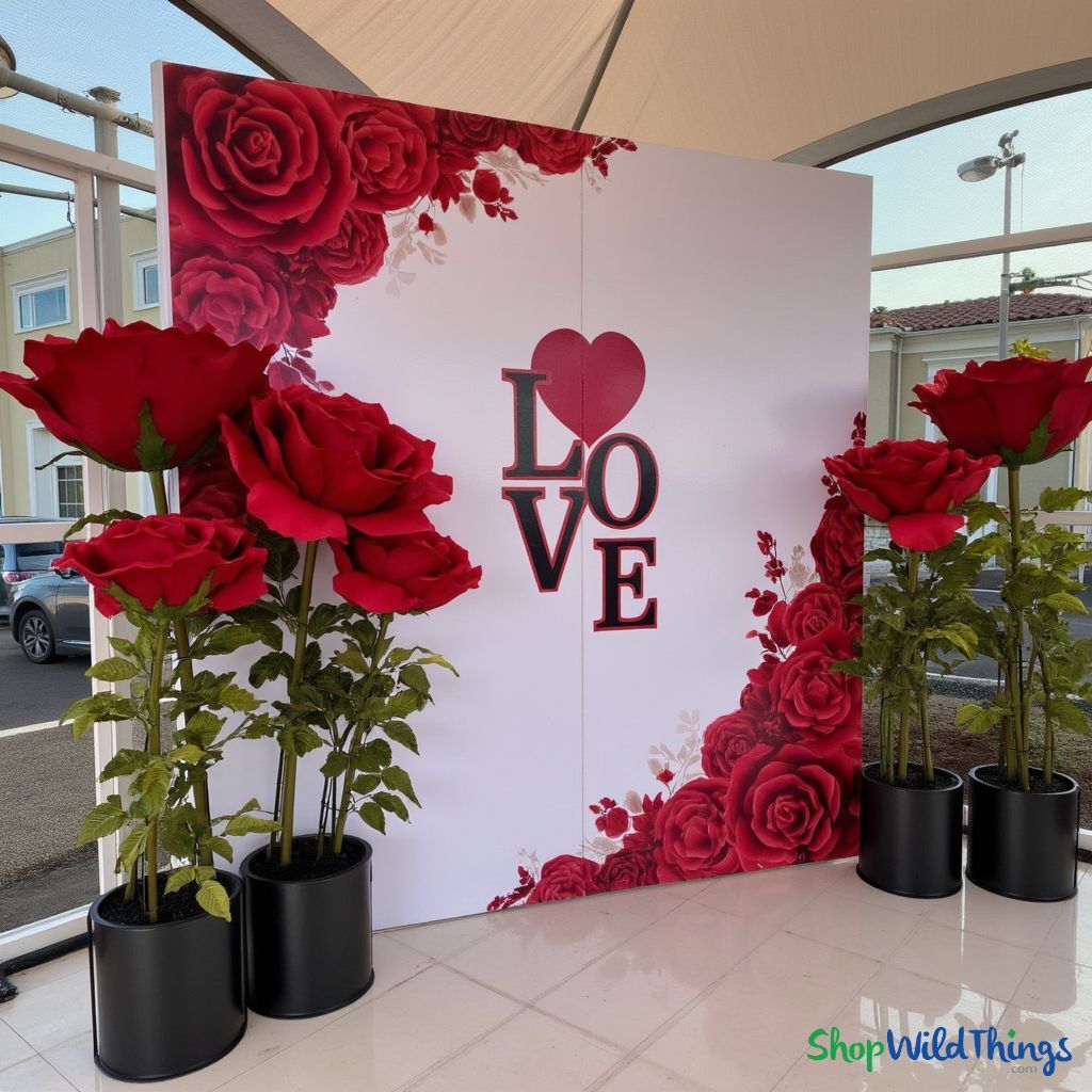 ShopWildThings Jumbo Roses: bold, beautiful, and perfect for Valentine's Day decor.