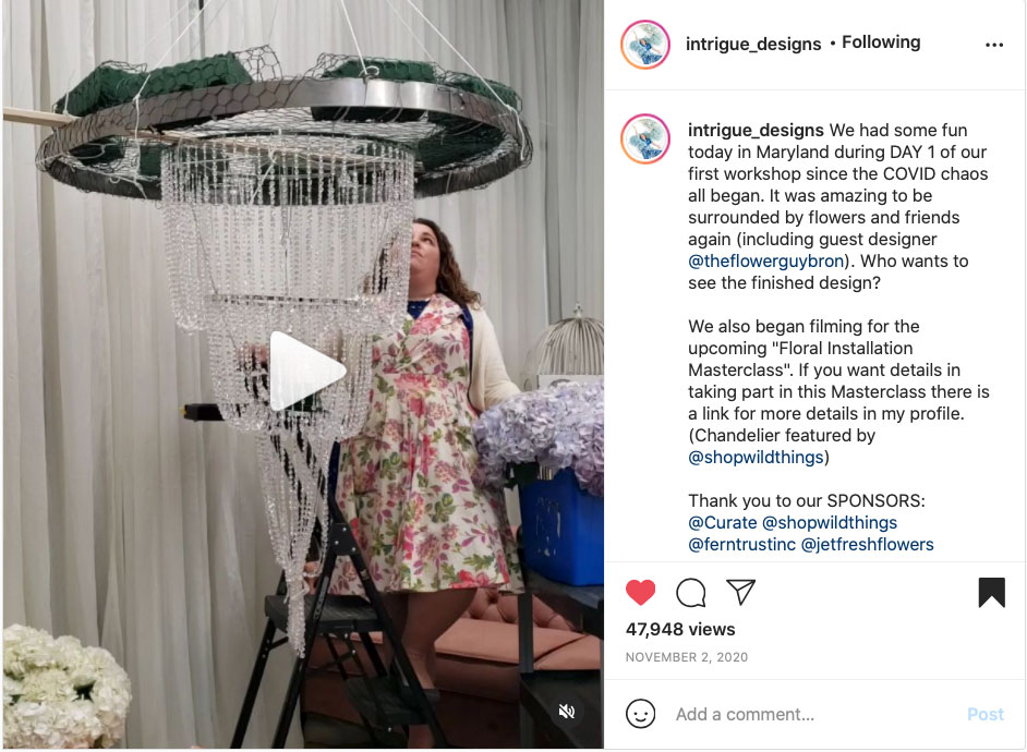 ShopWildThings Floral Chandelier Hanging Frame ShopWildThings Floral Chandelier Hanging Frame