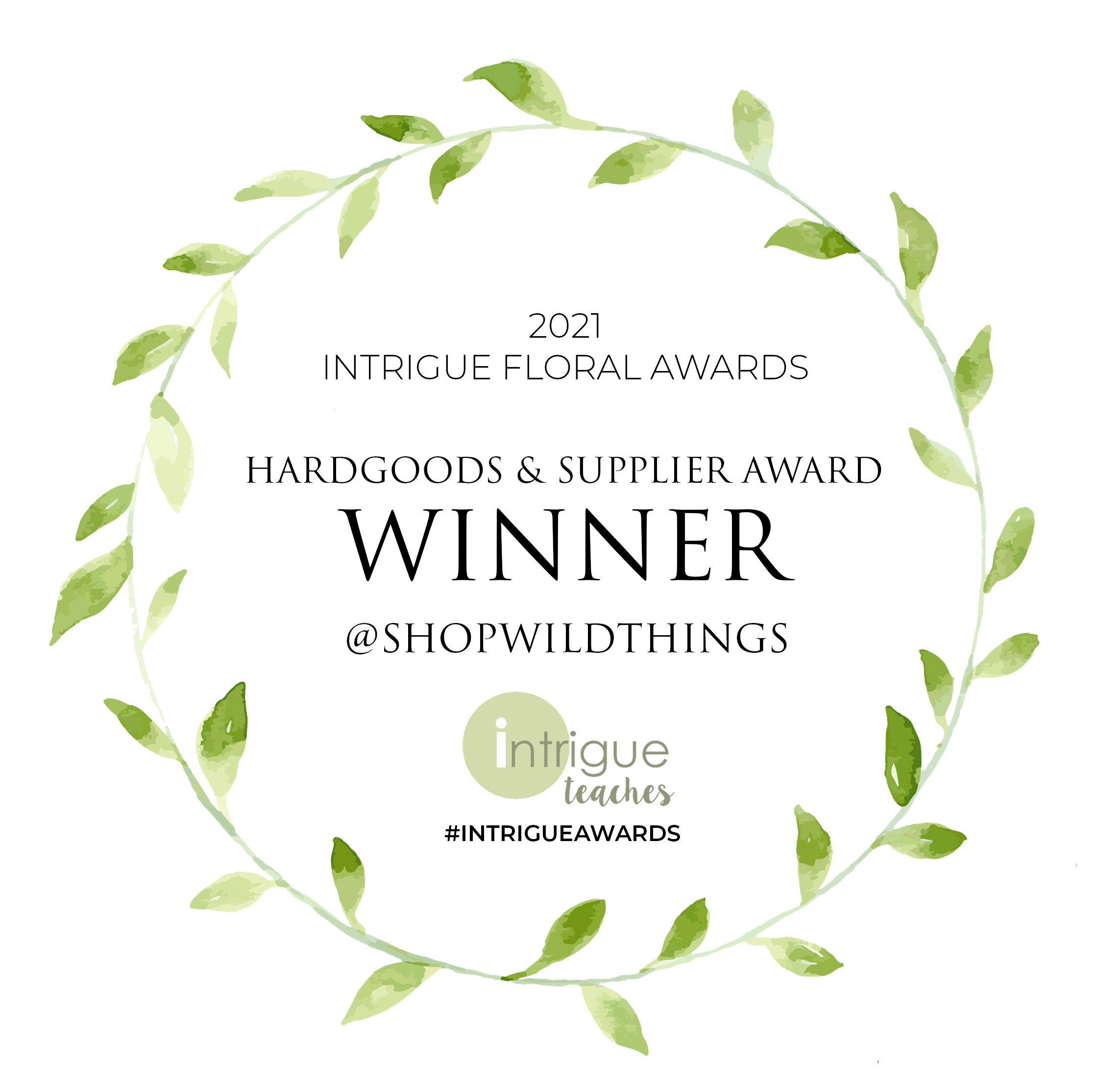 hard goods and supplier award