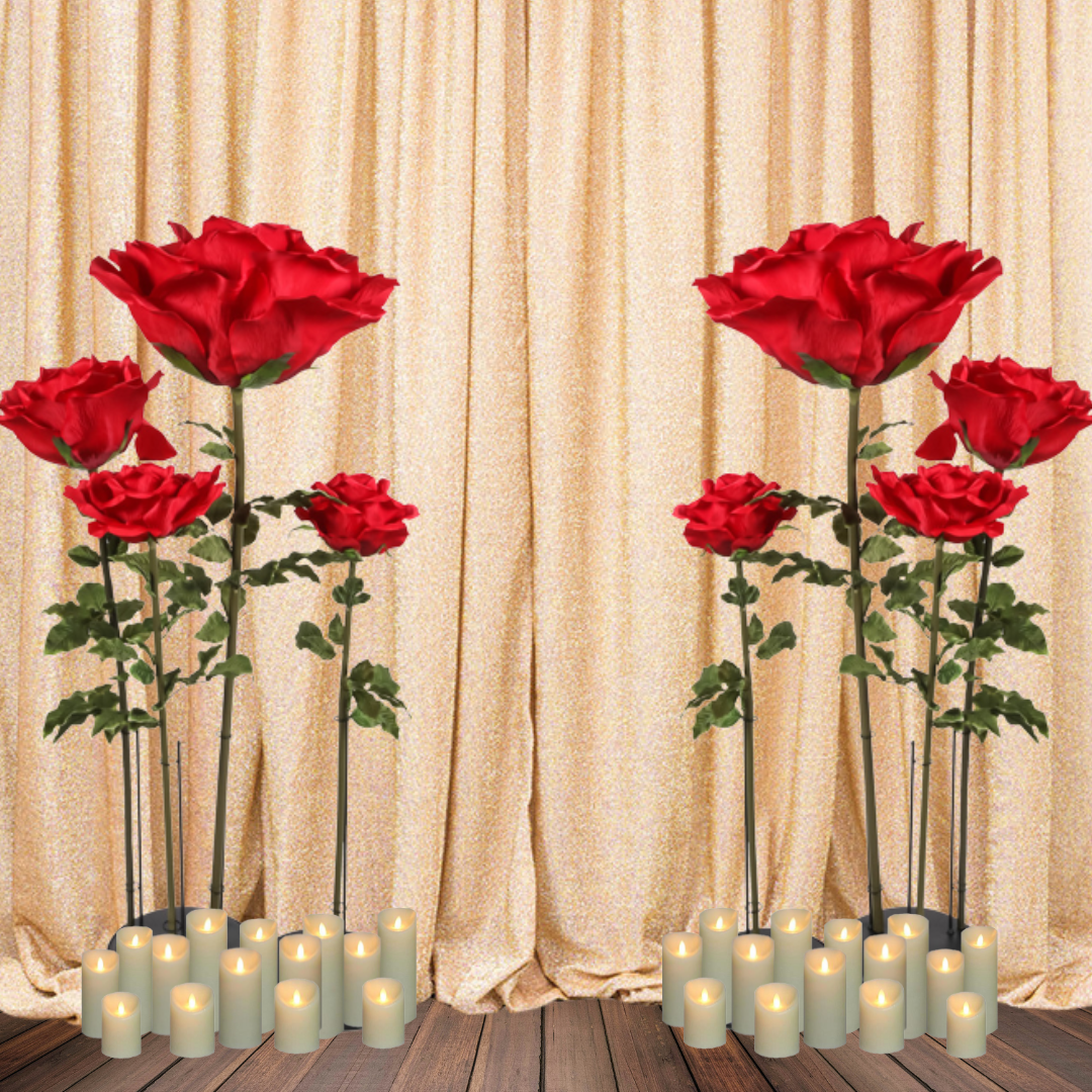 Romantic Proposal Ideas with Jumbo Red Roses by ShopWildThings