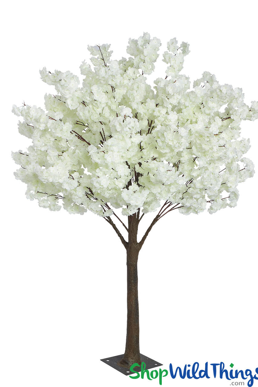 Image of RESTOCKED Flowering Extra Full Artificial Dogwood Tree | 6' Tall | Ivory 