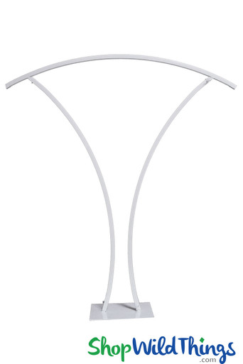 Elegant White Floral Riser for Weddings & Events