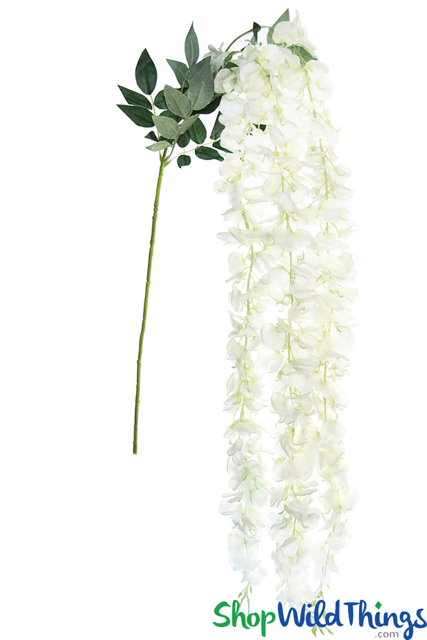 Image of NEW! Wisteria Floral Spray - 3 Cascading Stems - 66