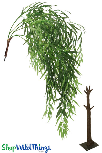 54 Weeping Willow Branch Spray, Faux Leafy Greenery