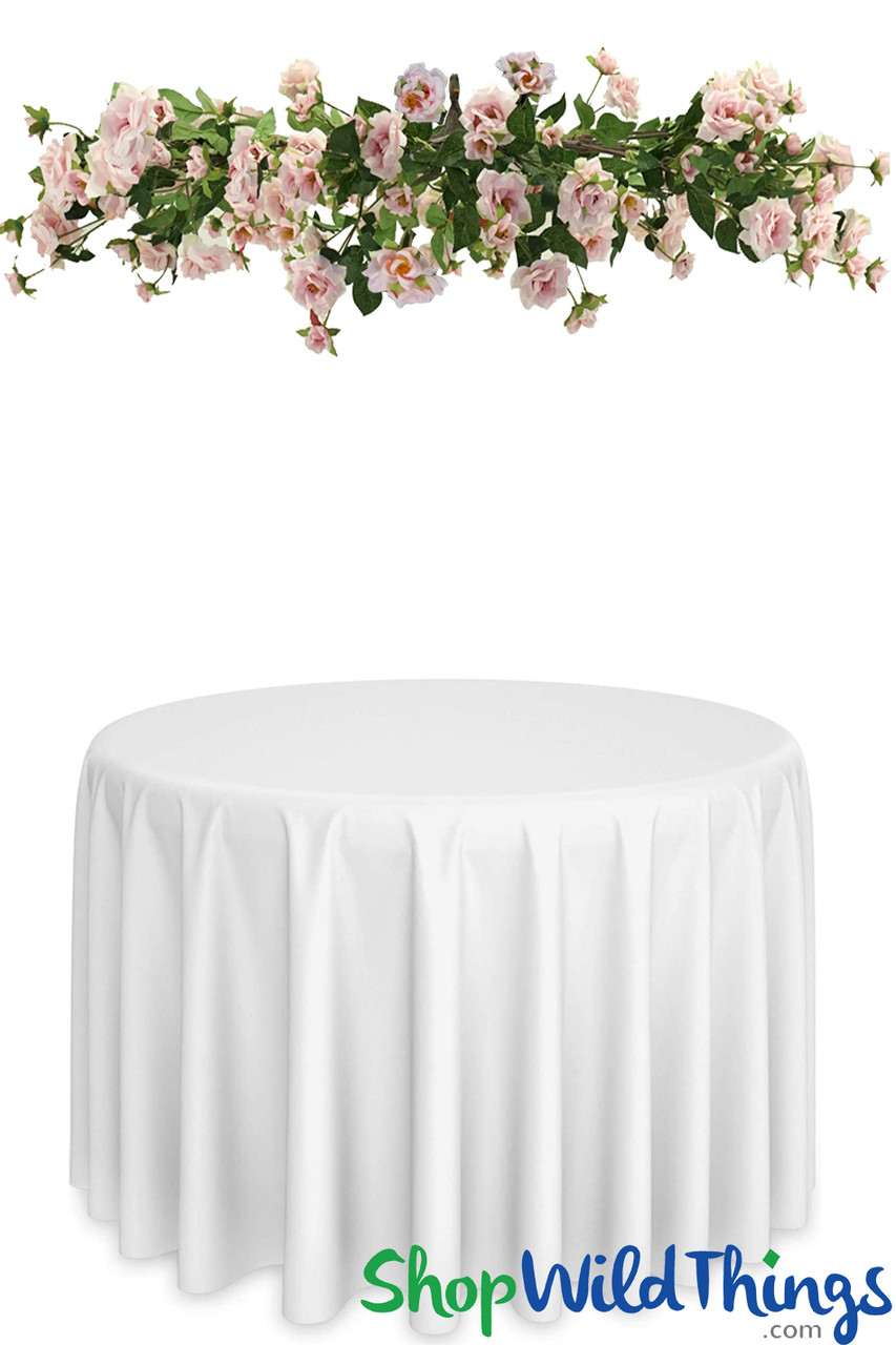 Image of Roses & Greenery Hanging Canopy - Round Floral Chandelier - Pink 46