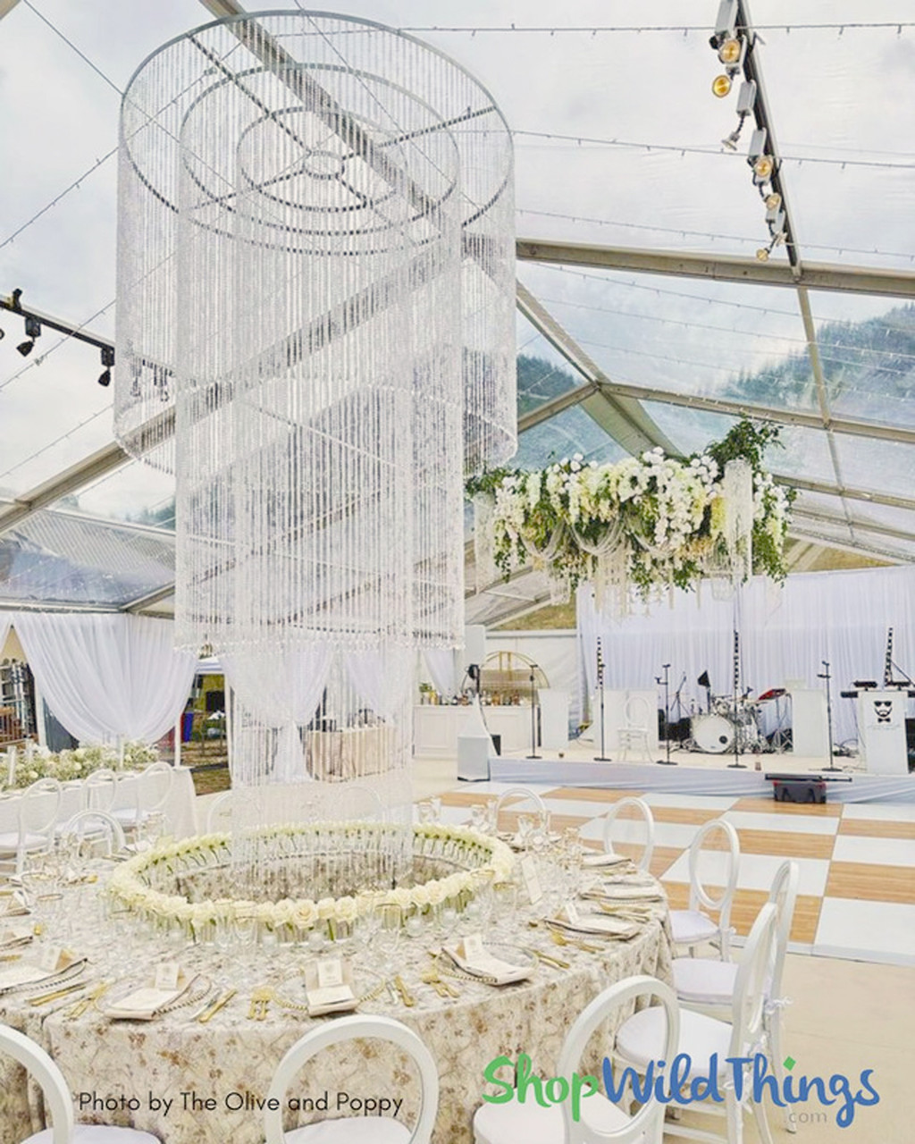 Image of Giant 6' x 11' Diameter Chandelier "Aurora" - In Stock (getting low, hurry!), Custom Available!