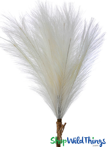 Artificial Feather Pampas Grass Bundle 23 Cream (No Shed Pampas!)