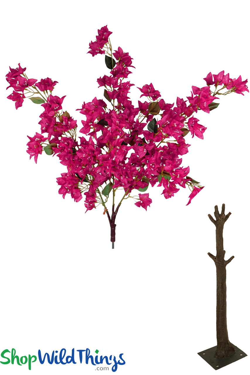 Image of Interchangeable Replacement Fuchsia Bougainvillea Branch - 32"