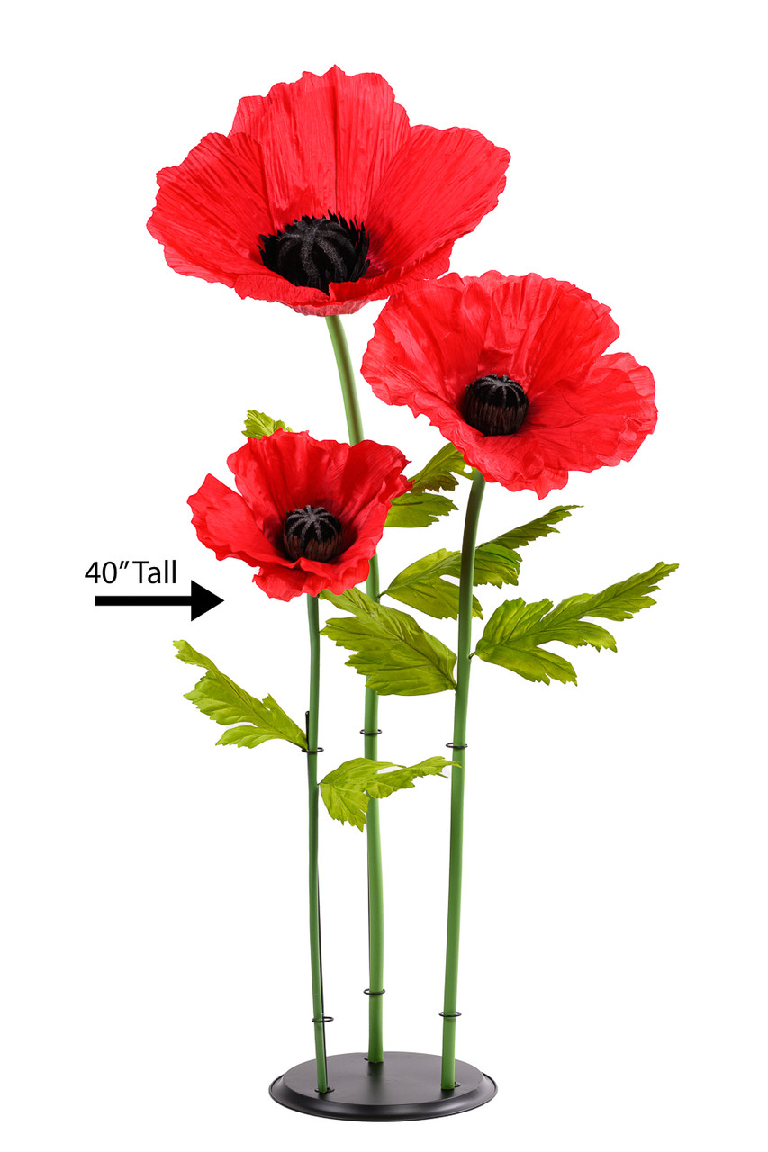 Image of Red Poppies - 3 Huge Sizes