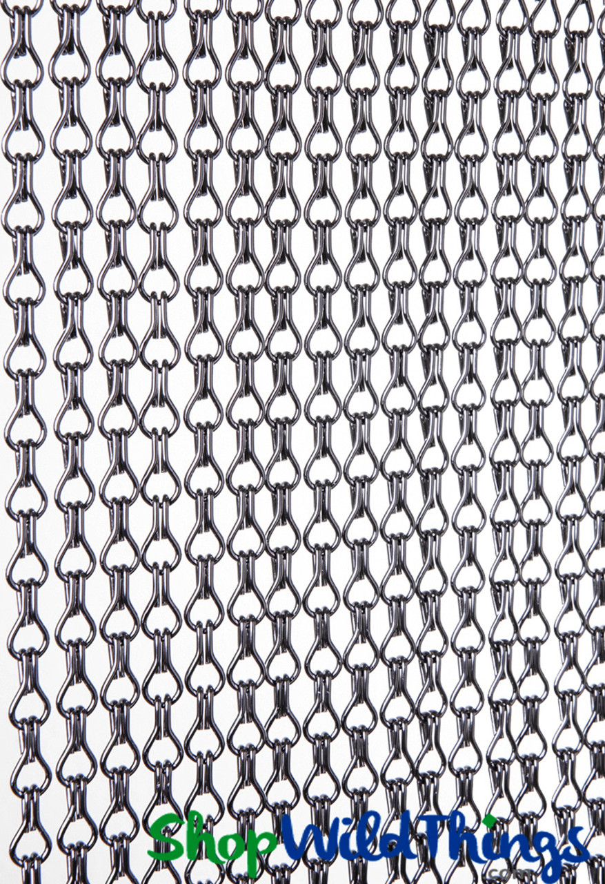 Image of Metal Chain Curtains - Any Size or Color! Made at ShopWildThings!