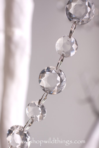 Acrylic Crystal Circles Garland 30' ShopWildThings