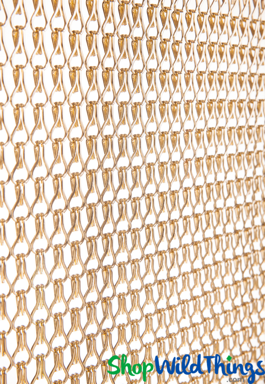 Image of RESTOCKED Lynx Aluminum Chain Fireproof Curtains
