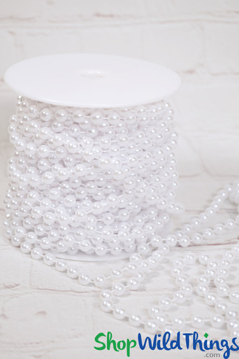  1 Roll Bead Material Faux Pearl Beaded Trims Pearl