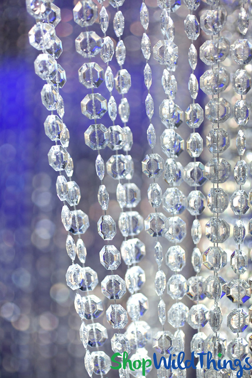 Image of We have THE BEST Acrylic or Real Crystal Curtains in the WORLD. Custom or Stock! 