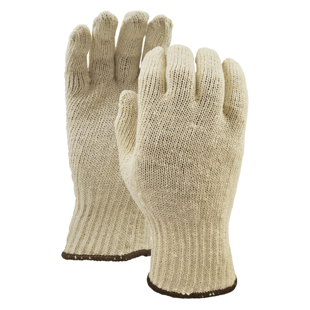 GLOVES GP M COTTON/POLYEST BLN WHT SMLS