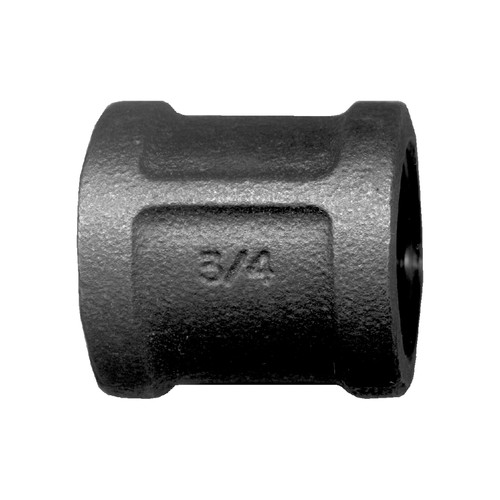 Fairview BI-103-E Pipe Coupler, 3/4 in Nominal, FNPT End Style, Class 150, Iron, Import