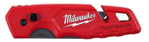 Milwaukee FASTBACK 48-22-1501 Folding Utility Knife, Steel Blade, 1 Blades Included, 6.87 in OAL