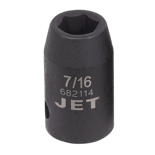 JET 682114 Impact Socket, 1/2 in, 7/16 in Regular Socket, 6 Points