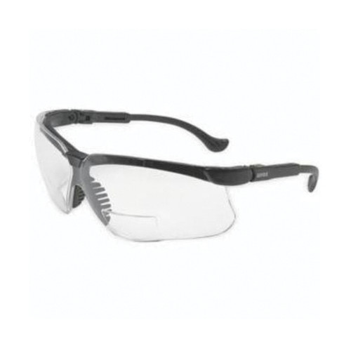 Uvex by Honeywell S3761 Genesis Bi-Focal Lens Safety Reading Glasses, +1.5 Diopter, Clear Lens, Black, Polycarbonate Frame, Polycarbonate Lens, 99.9 % UV Protection, ANSI Z87.1-2003, CSA Z94.3-2007