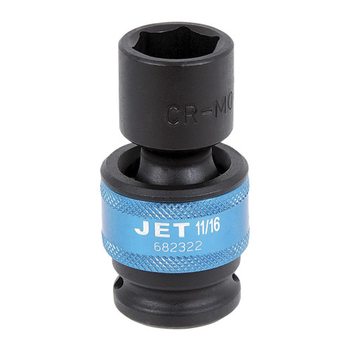 JET 682324 Impact Socket, 1/2 in, 3/4 in Regular Universal Socket, 6 Points
