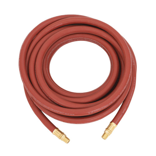 JET 408185 Air Hose, 1/2 in Nominal, NPT End Style, 25 ft L, 300 psi Working, EPDM Rubber, Import