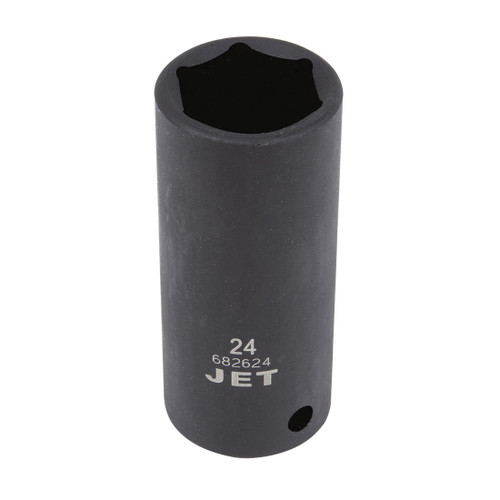 JET 682618 Impact Socket, 1/2 in, 18 mm Deep Socket, 6 Points