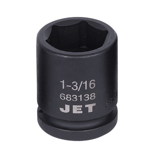 JET 683138 Impact Socket, 3/4 in, 1-3/16 in Regular Socket, 6 Points