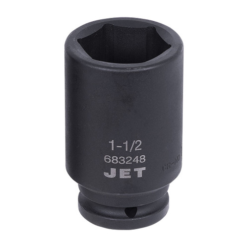 JET 683248 Impact Socket, 3/4 in, 1-1/2 in Deep Socket, 6 Points