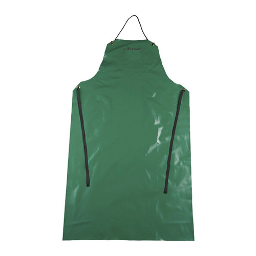 ranpro CA-43 V2240140-O/S Safety Apron, Polyester/PVC, 48 in L x 29 in W, Resists: Acid, Chemical and Flame