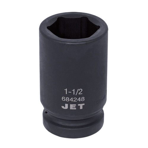 JET 684248 Impact Socket, 1 in, 1-1/2 in Deep Socket, 6 Points