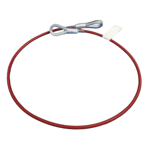 PEAKWORKS V8208006 Cable Anchor Sling, For Use With Anchorage Connectors, 1/4 in Dia x 6 ft L, Kevlar, Red