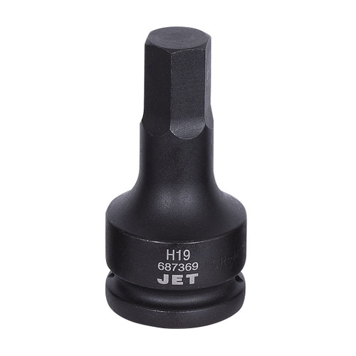 JET 687369 Impact Socket Bit, 3/4 in, 19 mm