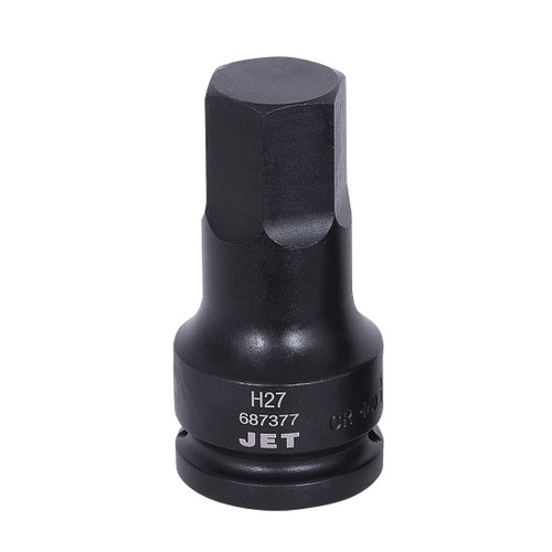 JET 687377 Impact Socket Bit, 3/4 in, 27 mm