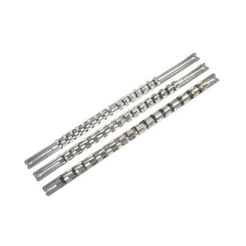 JET 690111 Socket Rail Set, 3 Pieces, Chrome Vanadium Steel